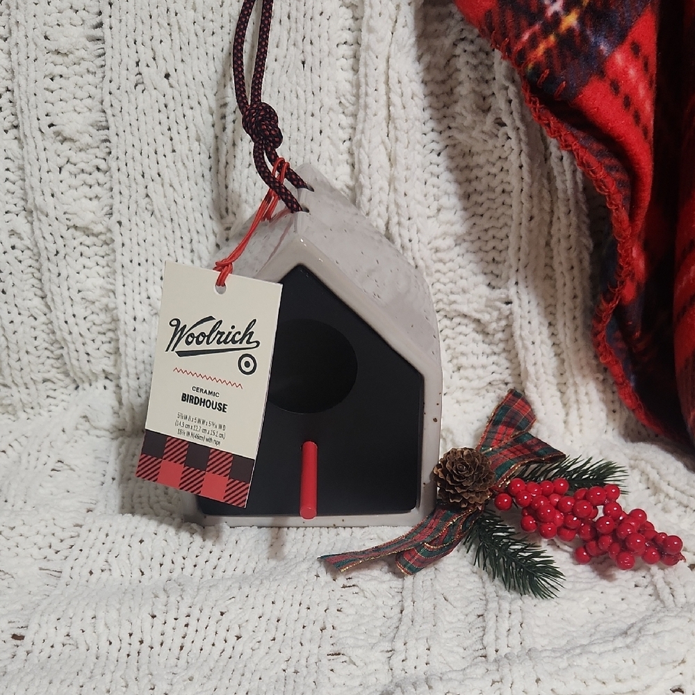 Woolrich ceramic Birdhouse
